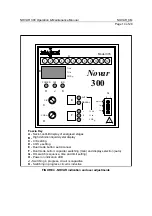 Предварительный просмотр 14 страницы Novar NOVAR 300 Operation & Maintenance Manual