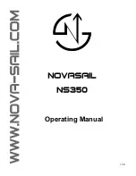 NovaSail NS350 Operating Manual preview