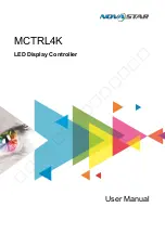 NovaStar MCTRL4K User Manual preview