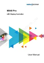 Preview for 1 page of NovaStar MX40 Pro User Manual