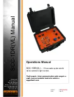 Novasub SCC-1DR Operation Manual preview