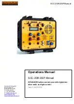 Novasub SCC-2DR-DSP Operation Manual preview