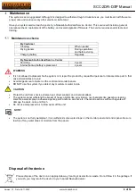 Предварительный просмотр 6 страницы Novasub SCC-2DR-DSP Operation Manual