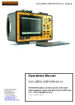 Novasub SCC-2DRVL-DSP-DVR G4.0.x Operation Manual preview