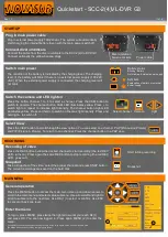 Novasub SCC-2VL-DVR G3 Quick Start preview