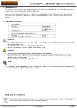 Preview for 6 page of Novasub SCCW-2DRVL-DSP-DVR3-DDG-G4.0 Series Manual