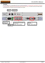 Предварительный просмотр 7 страницы Novasub SCU-DVR3-4 Operation Manual