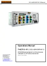 Preview for 1 page of Novasub SCU-xDR-DSP-M1.0 Operation Manual