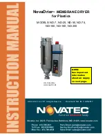 Предварительный просмотр 1 страницы NovaTec NovaDrier ND-100 Instruction Manual