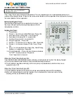 Предварительный просмотр 15 страницы NovaTec NovaDrier ND-100 Instruction Manual