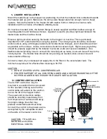 Предварительный просмотр 7 страницы NovaTec VL Series Instruction Manual