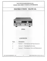 Novatech 2910A Instruction Manual preview