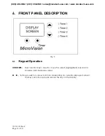 Preview for 13 page of Novatech Pulsafeeder MicroVision Timer Installation & Operation Manual