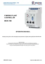 Novatek-electro MCK-108 Operating Manual предпросмотр