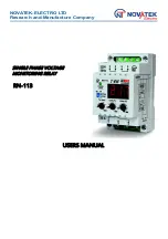 Предварительный просмотр 1 страницы Novatek-electro RN-113 User Manual