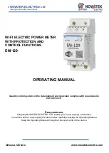 Preview for 1 page of Novatek EM-129 Operating Manual