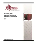 Preview for 1 page of Novatek F0700 Operation And Maintenance Manual