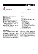 Novatek NT6862-5 Series Manual preview