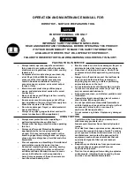 Preview for 3 page of Novatek Rotostrip ROTO100 Operation & Maintenance Manual