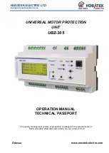 Novatek UBZ-305 Operation Manual preview