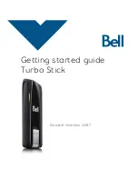 Предварительный просмотр 1 страницы Novatel Bell Turbo Stick U457 Getting Started Manual