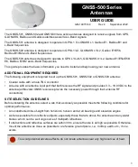 Novatel GNSS-500 Series User Manual предпросмотр