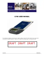 Предварительный просмотр 1 страницы Novatel Merlin U740 User Manual