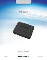 Preview for 1 page of Novatel MT 1200 User Manual