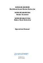 Предварительный просмотр 1 страницы Novatest NOVASCAN-C310A Operation Manual