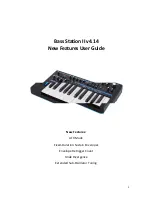 Novation Bass Station II User Manual preview