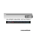 Novation Bass Station Rack Owner'S Manual preview