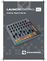 Novation Launch Control XL Getting Started Manual предпросмотр