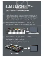 Предварительный просмотр 1 страницы Novation Launchkey 49 Getting Started Manual