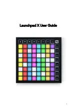 Preview for 1 page of Novation Launchpad X User Manual