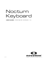 Preview for 1 page of Novation Nocturn 25 User Manual