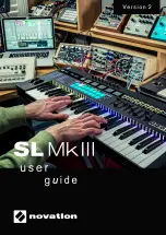 Novation SL Mk III User Manual preview