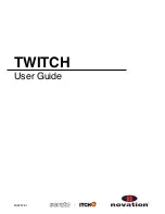 Предварительный просмотр 1 страницы Novation TWITCH User Manual