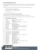 Предварительный просмотр 2 страницы Novation XioSynth Midi Implementation Manual