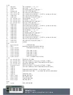 Предварительный просмотр 3 страницы Novation XioSynth Midi Implementation Manual