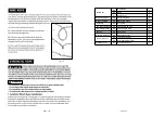 Preview for 12 page of NOVAWINCH FENIX 25 Instructions And Operator’S Manual