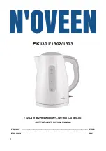 Preview for 1 page of N'oveen EK1301 Instruction Manual