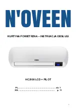 N'oveen HC2100 LCD User Manual preview