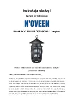 N'oveen IKN7 IPX4 PROFESSIONAL Lampion Manual preview