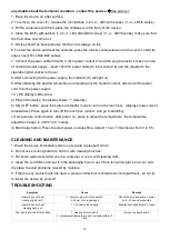 Preview for 16 page of N'oveen LB310 User Manual