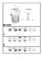 Предварительный просмотр 3 страницы N'oveen MUH240 User Manual