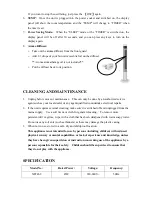 Preview for 9 page of novel NF2462 Instruction Manual