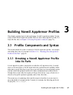 Предварительный просмотр 21 страницы Novell APPARMOR 1.2 Administration Manual