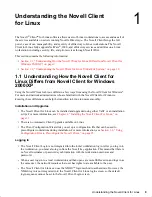 Preview for 9 page of Novell CLIENT FOR LINUX 1.1 Installation And Administration Manual