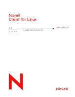 Novell CLIENT FOR LINUX 1.2 Manual preview