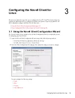 Предварительный просмотр 15 страницы Novell CLIENT FOR LINUX 1.2 Manual